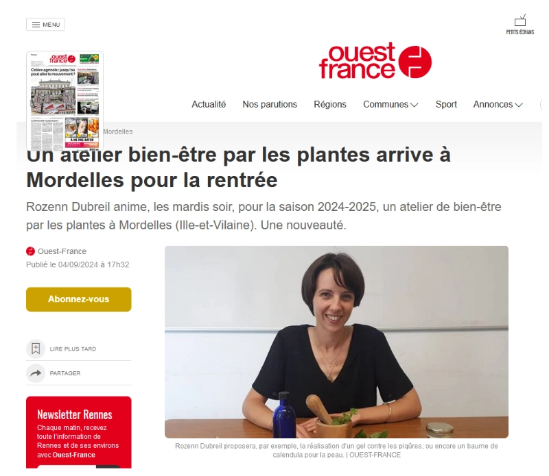 article ouest france